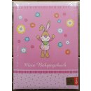 Babyalbum Hase rosa Vorderseite