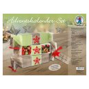 Adventskalender Bastelset Geschenkboxen rot grün...