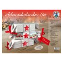 Bastelset für Adventskalender aus Geschenkboxen...