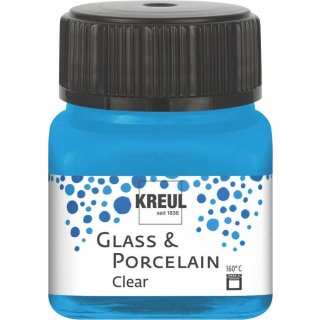 Kreul Glass & Porcelain Clear - Wasserblau