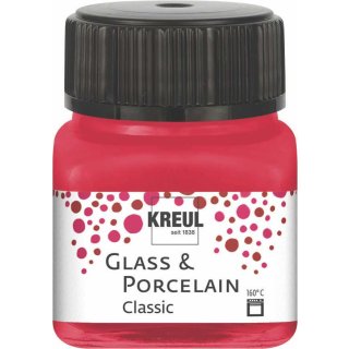 Kreul Glass & Porcelain Classic - Karminrot