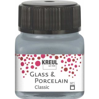 Kreul Glass & Porcelain Classic Metallic 20 ml Silber