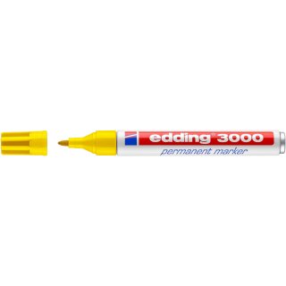 edding 3000 Permanentmarker - gelb