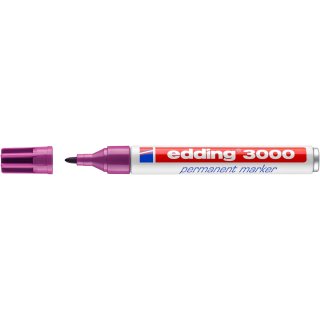 edding 3000 Permanentmarker - rotviolett