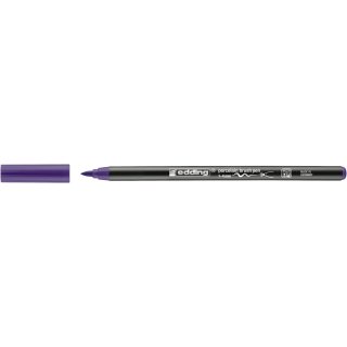 Porzellanmalstift Pinselspitze violett