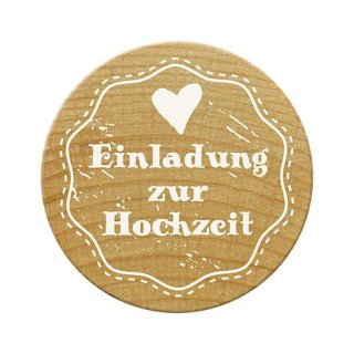 Woodies Stempel "Einladung zur Hochzeit 2"