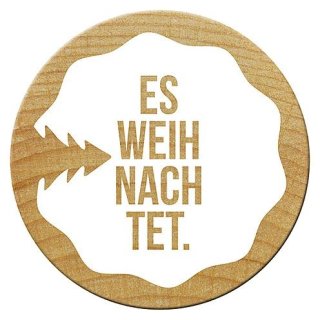 Woodies Stempel "Es weihnachtet"