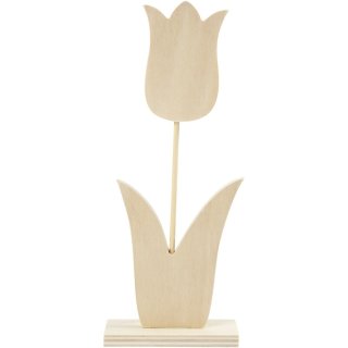 Holzfigur "Tulpe" 23,5 cm