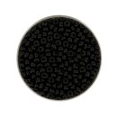 Rocailles satt schwarz, 3,1 mm, 17 g