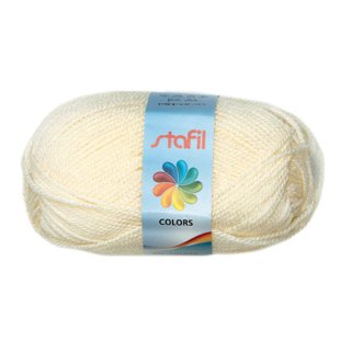 Wolle Acryl 50g - creme