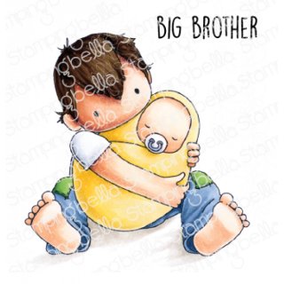 Stempel "Tiny Townie big brother" Stamping Bella