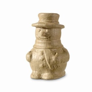 Papp-Figur "Schneemann" 16,5 cm