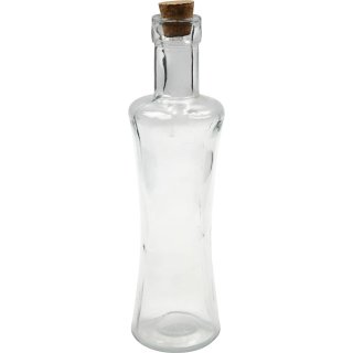 Glasflasche, rund, 21 cm, 250 ml