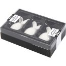 Deko Hase (7,2 x 3,6 cm) 3er Set