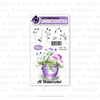 Stempel "WC Flower Set 3" Art Impressions