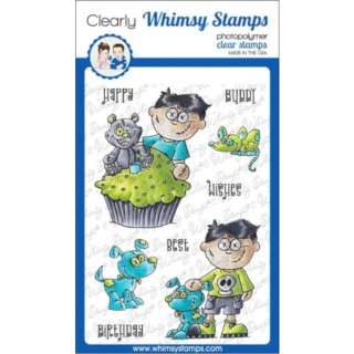 Stempel "Goth Doll Boy" Whimsy Stamps