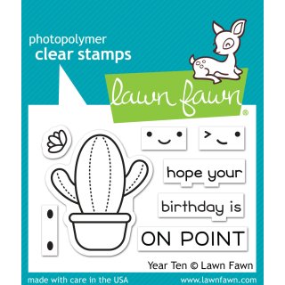 Stempel "Year Ten" Lawn Fawn