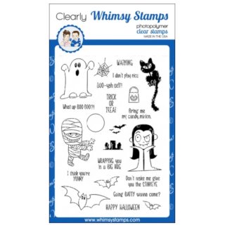 Stempel "Halloweeners" Whimsy Stamps