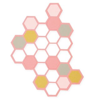 Stanzschablone Thinlits "Hexagons" Sizzix