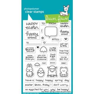 Stempel "Say What? - Spring Critters" Lawn Fawn