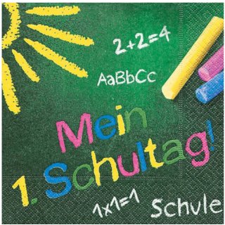 Servietten "Mein 1.Schultag" 20 Stck