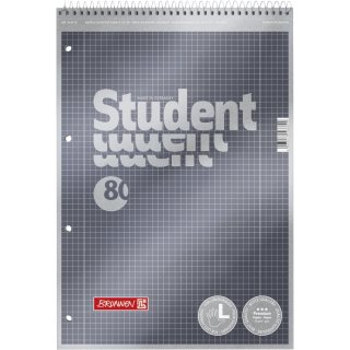 Collegeblock "Premium Student" A4, Lin28, 80 Blatt, LH