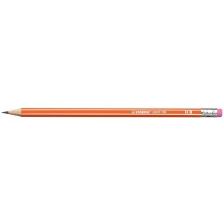 Bleistift "Pencil 160" mit Radierer, orange