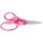 Kinderschere pinke Blumen, 15 cm, ab 8 J.