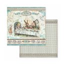 Scrapbookingpapier Set "Alice" 8 x 8" Stamperia (10 Blatt)