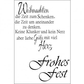 efco Stempel "Frohes Fest 1", A7