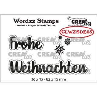 Stempel "Frohe Weihnachten" Crealies