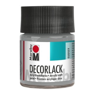 Acryllack "Decorlack" metallic silber, 50 ml