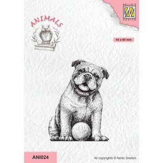 Stempel "Hund mit Ball" Nellies Choice