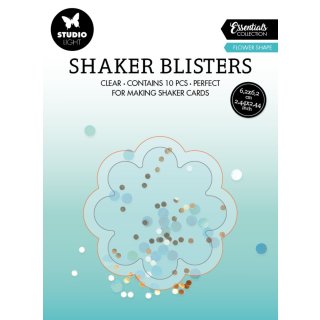 Shaker Blister "Blume" 10 Stück