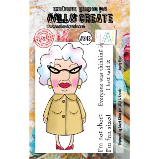 Stempel "Agnes Rose" A7 Aall and Create