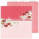 Scrapbookingpapier "Sweetness" 8 x 8" LemonCraft (12 Blatt)