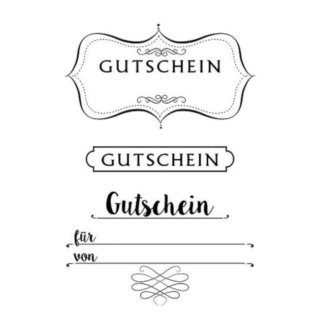 efco Stempel "Gutschein"