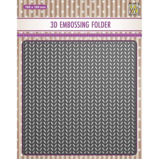 Embossing Folder "Knitting -  Stricken" 15 x 15 cm