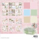 Scrapbooking Papier Set Romantic Moments Rückseite