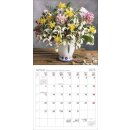 Kalender Blumenstrauß ausgeklappt