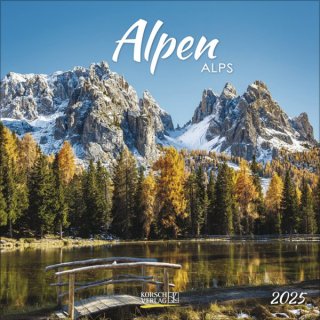 Kalender Alpen 2025 Deckblatt