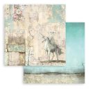 Scrapbookingpapier mit Einhorn