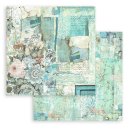 Scrapbookingpapier Set "Wonderland" 8 x 8" Stamperia (10 Blatt)