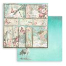 Scrapbookingpapier Set "Wonderland" 8 x 8" Stamperia (10 Blatt)