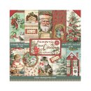 Scrapbookingpapier Set 20 x 20 cm mit klassischen...