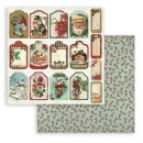 Scrapbookingpapier Set "Classic Christmas" 8 x 8" Stamperia (10 Blatt)