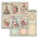 Scrapbookingpapier 20 x 20 cm verspielte Weihnachtsmotive...