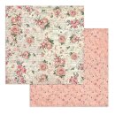 Scrapbookingpapier Set "Pink Christmas" 8 x 8" Stamperia (10 Blatt)