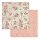 Scrapbookingpapier Set "Pink Christmas" 8 x 8" Stamperia (10 Blatt)