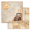 Scrapbookingpapier Set "Golden Harmony" 8 x 8" Stamperia (10 Blatt)